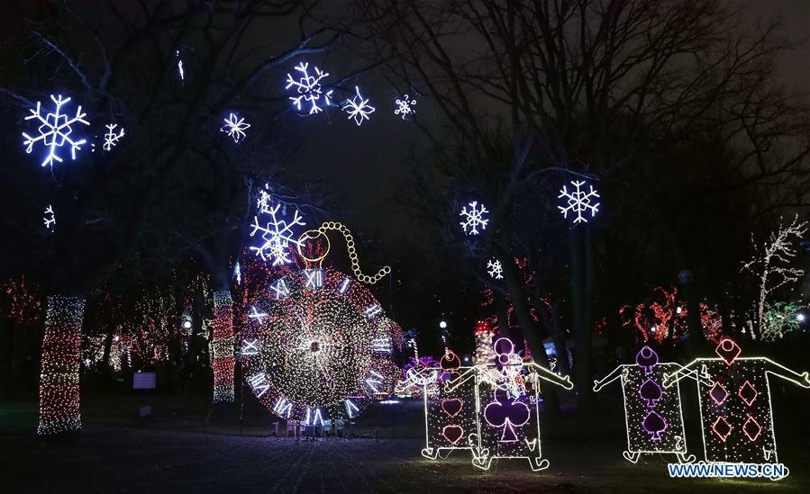 U.S.-CHICAGO-LINCOLN PARK ZOO-ILLUMINATION-CHRISTMAS