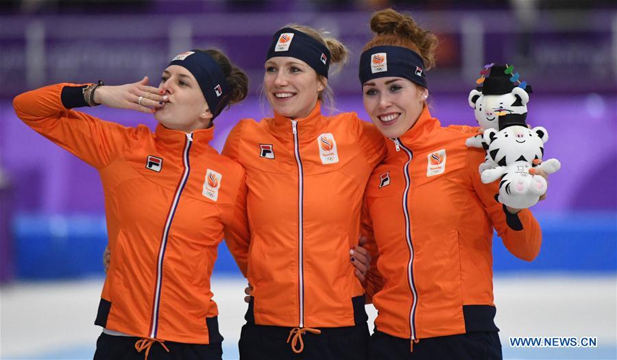 (SP)OLY-SOUTH KOREA-PYEONGCHANG-SPEED SKATING-LADIES' 3000M 