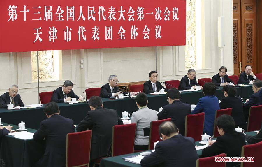 (TWO SESSIONS)CHINA-BEIJING-HAN ZHENG-NPC-PANEL DISCUSSION (CN)