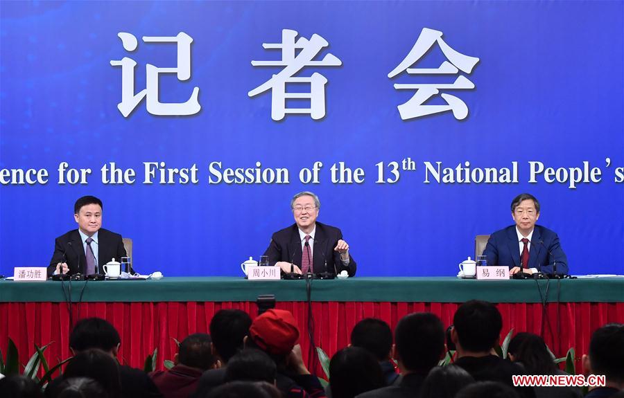 (TWO SESSIONS)CHINA-BEIJING-NPC-PRESS CONFERENCE-FINANCIAL REFORM (CN)