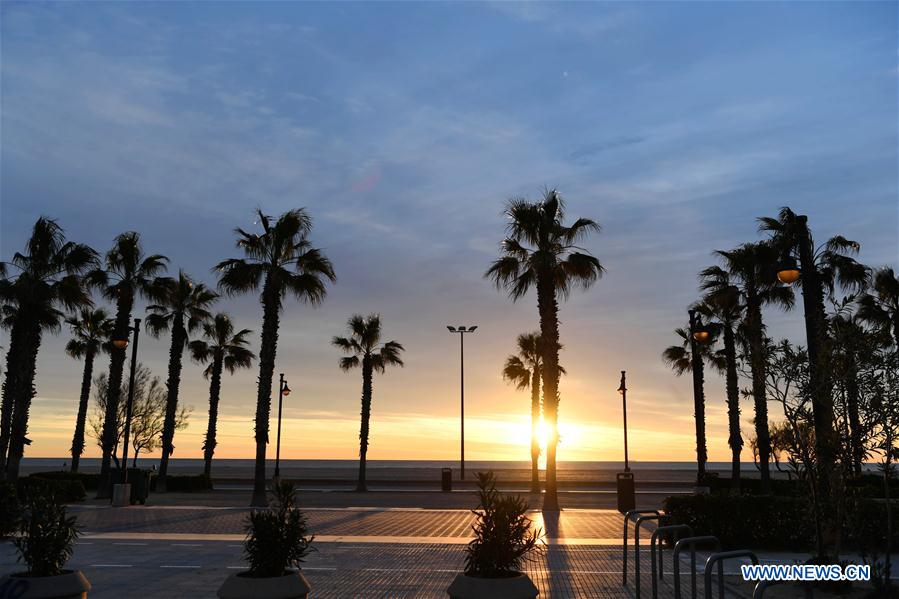 SPAIN-VALENCIA-SUNRISE