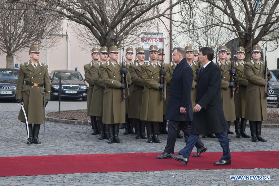 HUNGARY-VESZPREM-POLAND-PRESIDENT-VISIT