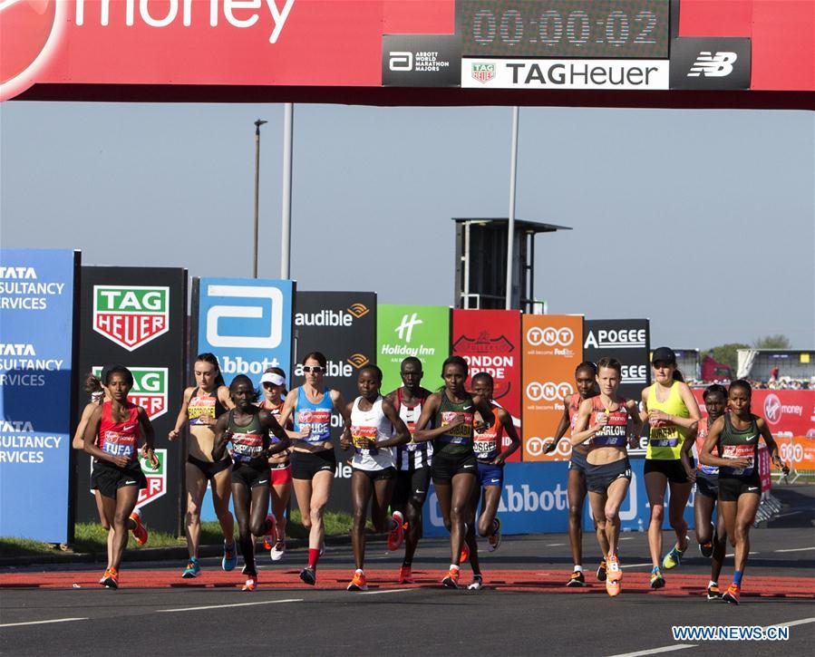 (SP)BRITAIN-LONDON-MARATHON 2018