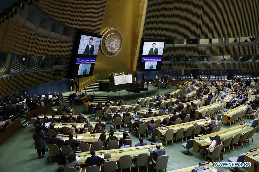 UN-GENERAL ASSEMBLY-HIGH LEVEL MEETING-PEACEBUILDING AND SUSTAINING PEACE