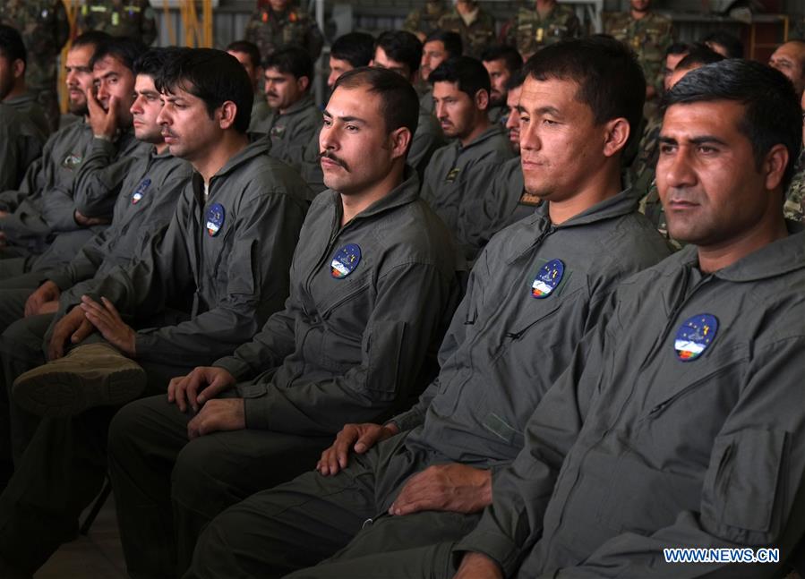 AFGHANISTAN-KANDAHAR-PILOT-GRADUATION