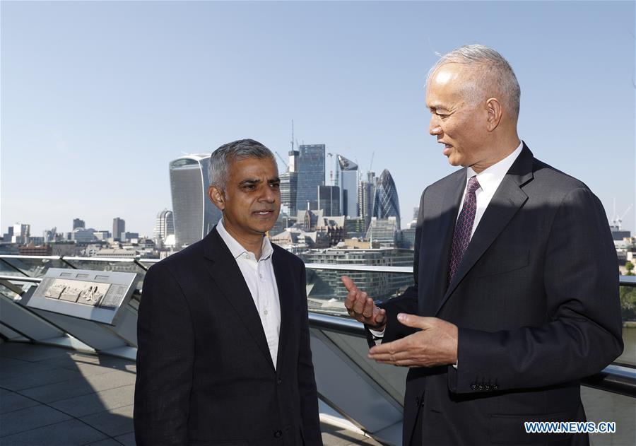 BRITAIN-LONDON-CHINA-CAI QI-LONDON MAYOR-MEETING