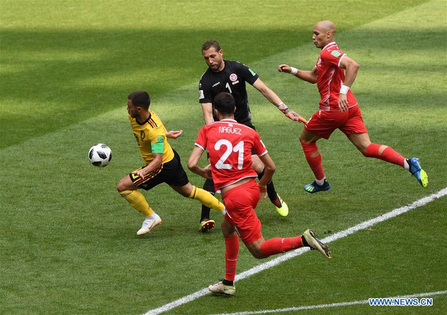 (SP)RUSSIA-MOSCOW-2018 WORLD CUP-GROUP G-BELGIUM VS TUNISIA