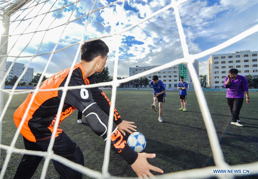 CHINA-CHANGCHUN-VISUALLY IMPAIRED STUDENTS-FOOTBALL (CN)