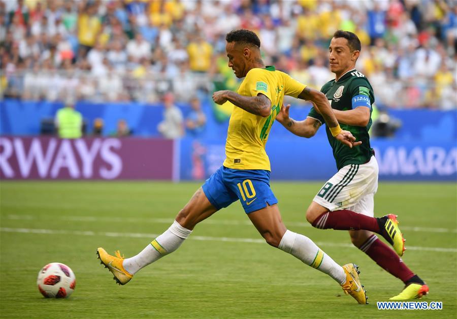 (SP)RUSSIA-SAMARA-2018 WORLD CUP-ROUND OF 16-BRAZIL VS MEXICO