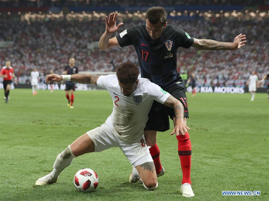 (SP)RUSSIA-MOSCOW-2018 WORLD CUP-SEMIFINAL-ENGLAND VS CROATIA