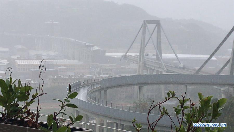 ITALY-GENOA-MOTORWAY BRIDGE-COLLAPSE