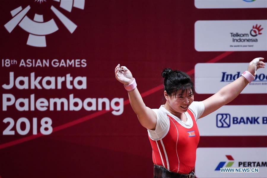 (SP)INDONESIA-JAKARTA-ASIAN GAMES 2018-WEIGHTLIFTING