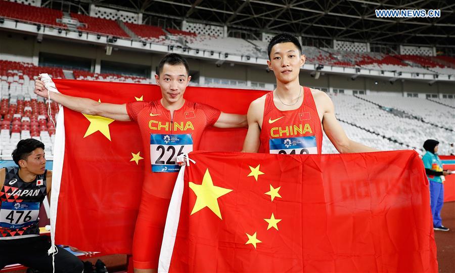 (SP)INDONESIA-JAKARTA-ASIAN GAMES-ATHLETICS-MEN'S LONG JUMP