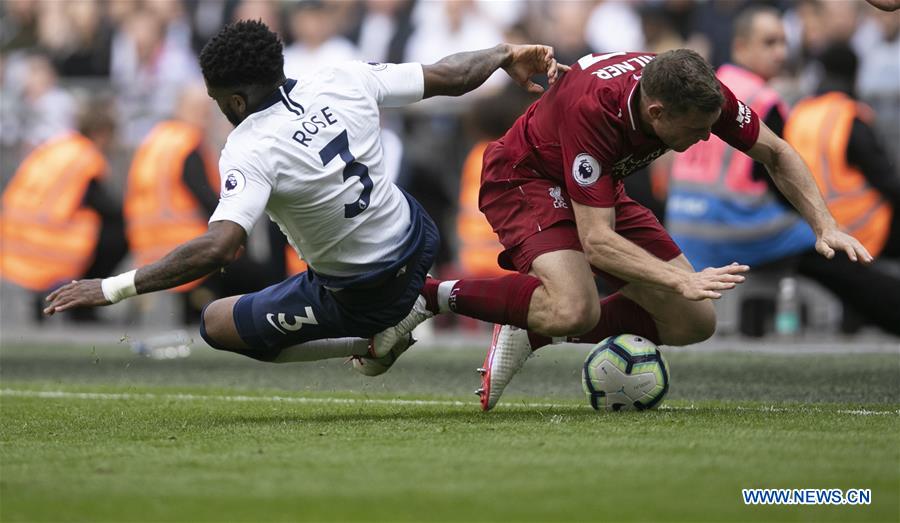 (SP)BRITAIN-LONDON-FOOTBALL-PREMIER LEAGUE-HOTSPUR VS LIVERPOOL