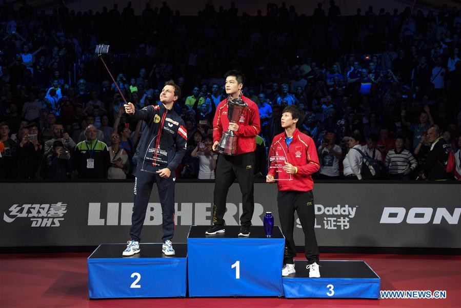 (SP)FRANCE-CHESSY-2018 ITTF MEN'S WORLD CUP-FINAL-FAN ZHENDONG VS TIMO BOLL