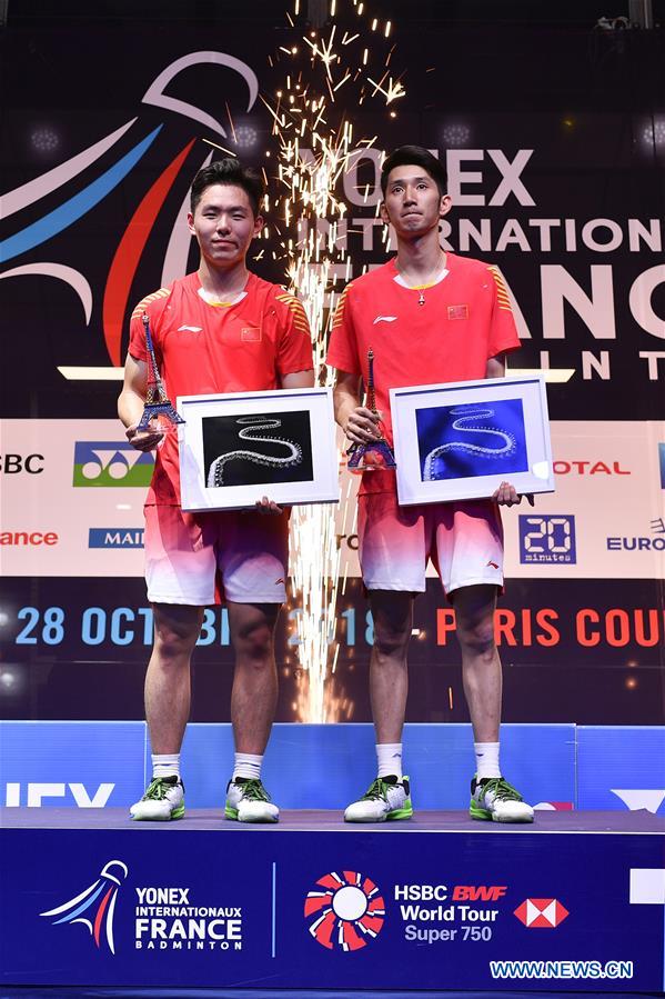 (SP)FRANCE-PARIS-BADMINTON-YONEX FRENCH OPEN-FINALS-MEN'S DOUBLES