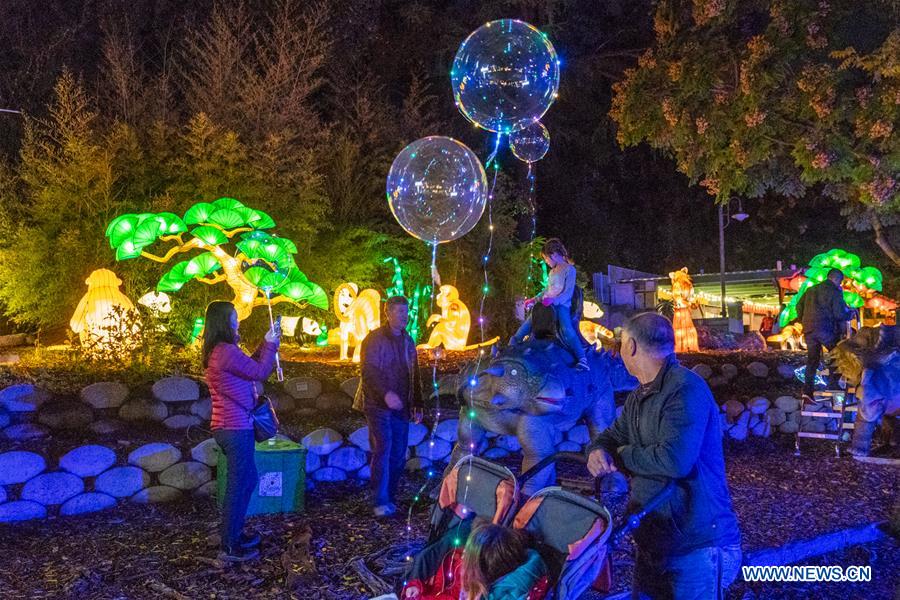 U.S.-LOS ANGELES-THANKSGIVING-LIGHT INSTALLATIONS 