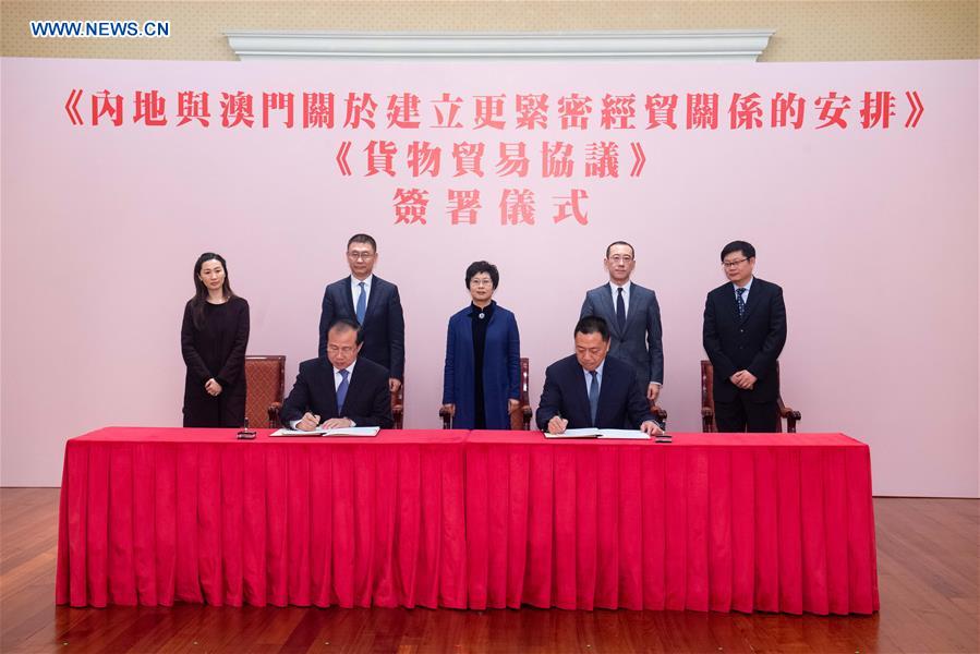 CHINA-MACAO-TRADE-CEPA-SIGNING (CN)