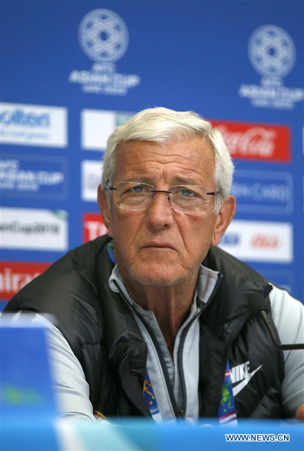 (SP)UAE-ABU DHABI-SOCCER-ASIAN CUP-QUARTERFINAL-CHN-PRE-MATCH PRESS CONFERENCE