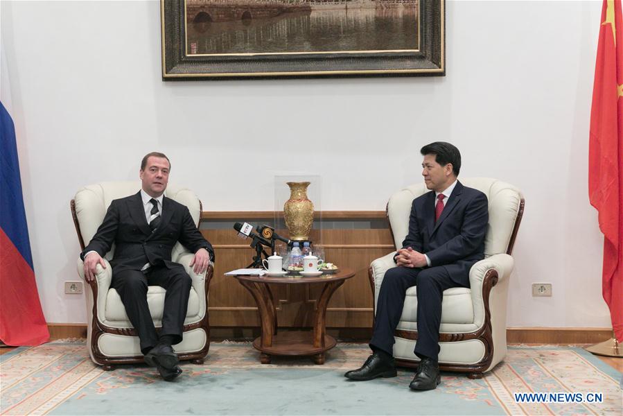 RUSSIA-MOSCOW-DMITRY MEDVEDEV-CHINA-SPRING FESTIVAL-GREETINGS