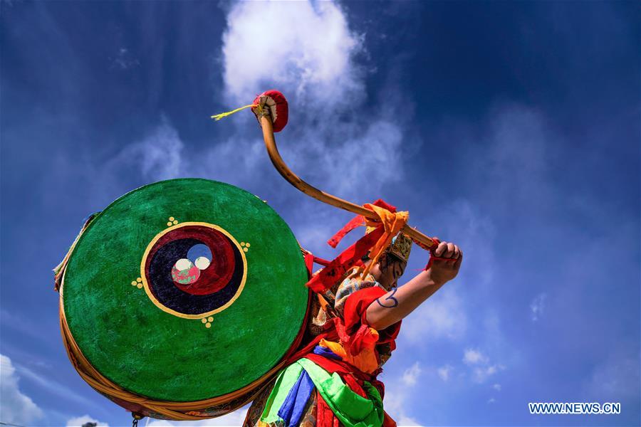 (InTibet) CHINA-TIBET-CHAM DANCE (CN)