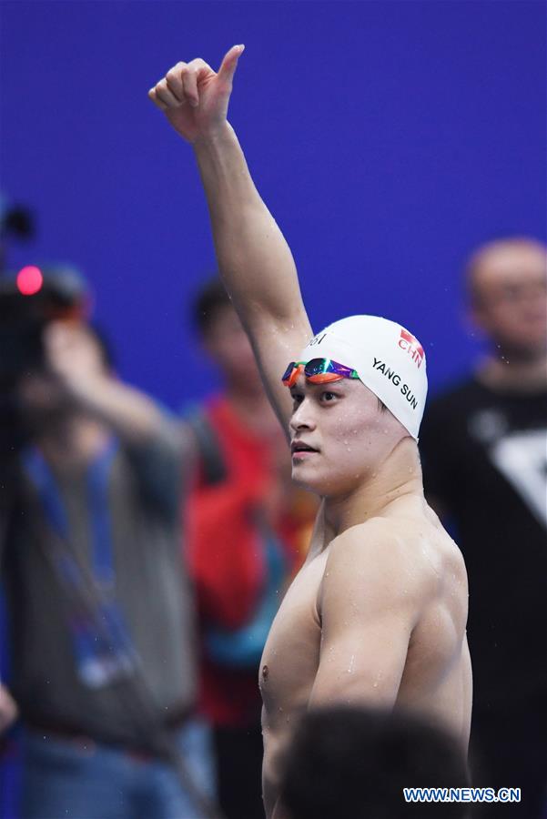 (SP)CHINA-QINGDAO-SWIMMING-NATIONAL CHAMPIONSHIPS-SUN YANG