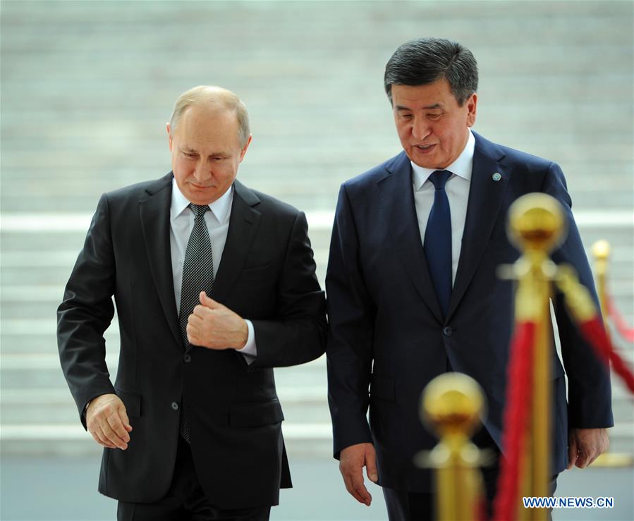 KYRGYZSTAN-RUSSIA-PUTIN-VISIT