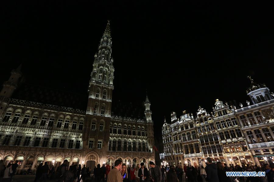 BELGIUM-BRUSSELS-EARTH HOUR