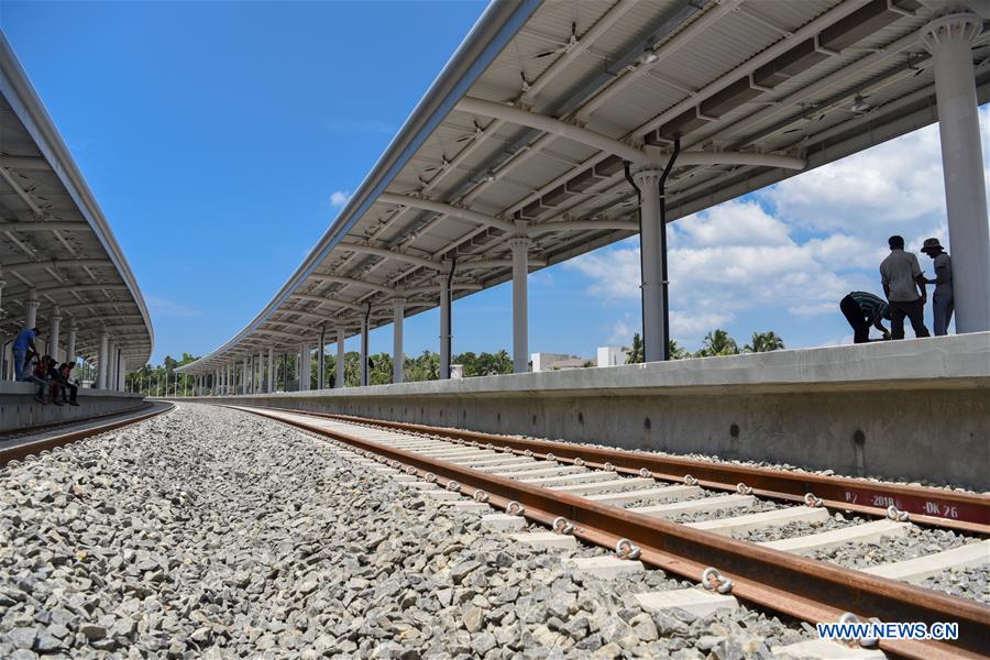 SRI LANKA-CHINA-FUNDED RAILWAY LINE-OPEN