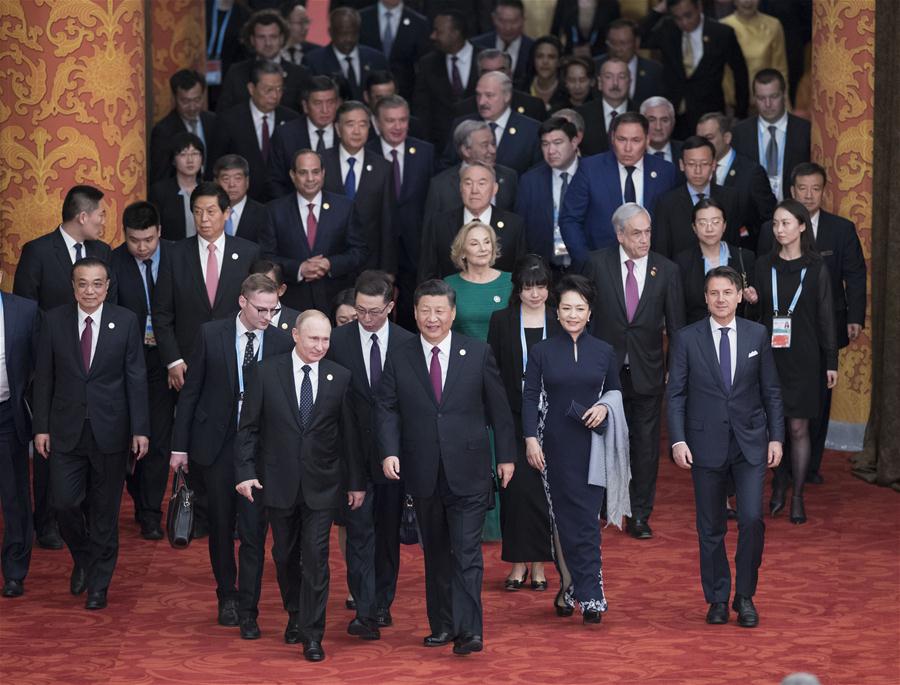 (BRF)CHINA-BEIJING-BELT AND ROAD FORUM-XI JINPING-BANQUET (CN)