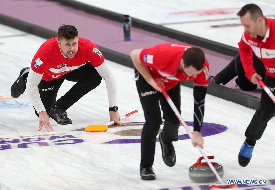 (SP)CHINA-BEIJING-CURLING-WCF WORLD CUP-GRAND FINAL