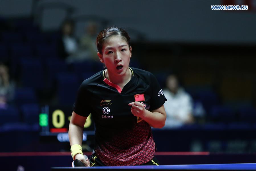 (SP)JAPAN-SAPPORO-TABLE TENNIS-ITTF JAPAN OPEN-WOMEN'S SINGLES-FINAL