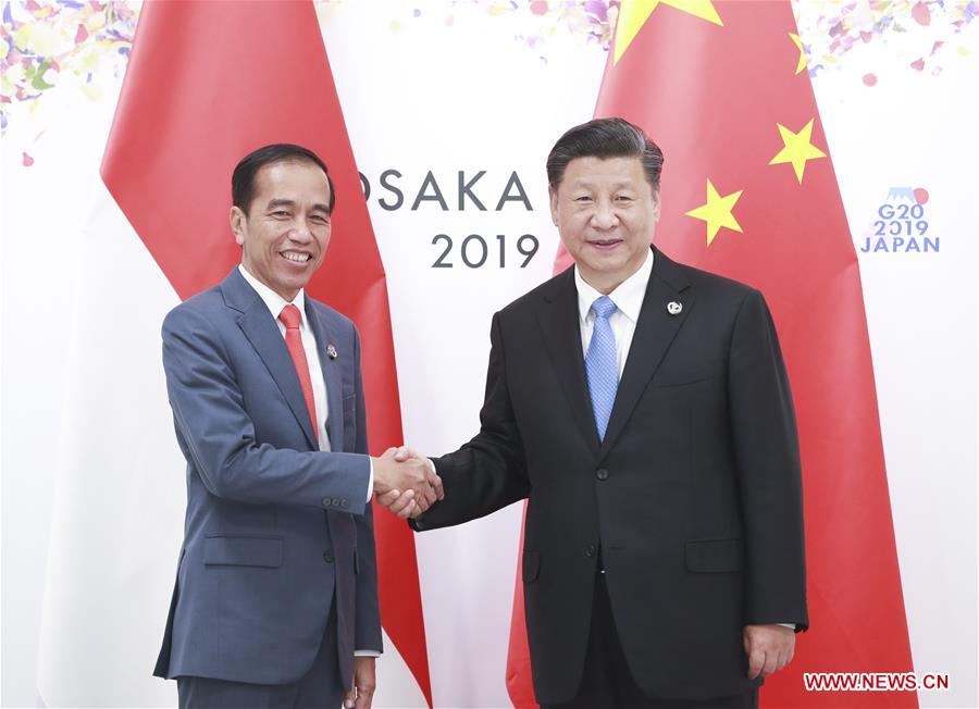 JAPAN-OSAKA-XI JINPING-JOKO WIDODO-MEETING