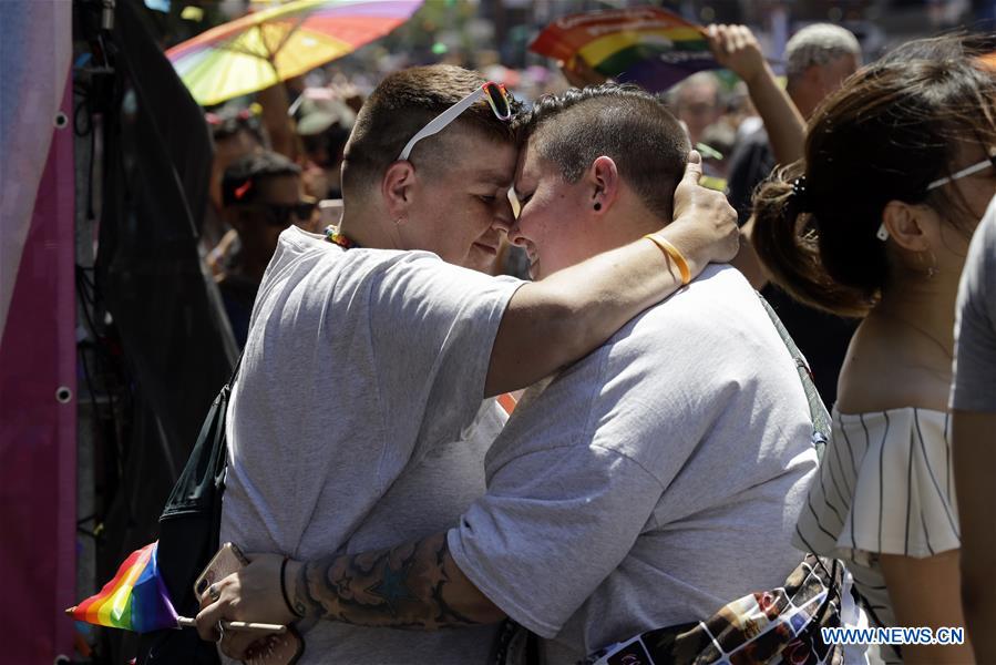 U.S.-NEW YORK-PRIDE PARADE