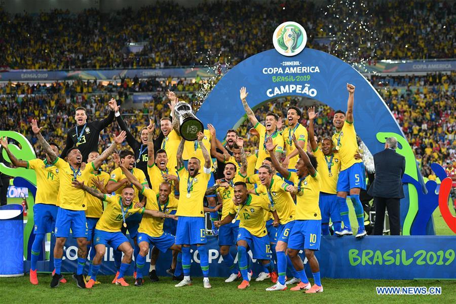 (SP)BRAZIL-RIO DE JANEIRO-FOOTBALL-COPA AMERICA 2019-FINAL-BRAZIL VS PERU