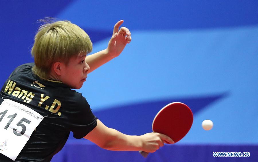 (SP)ITALY-NAPLES-SUMMER UNIVERSIADE 2019-TABLE TENNIS-MIXED DOUBLES