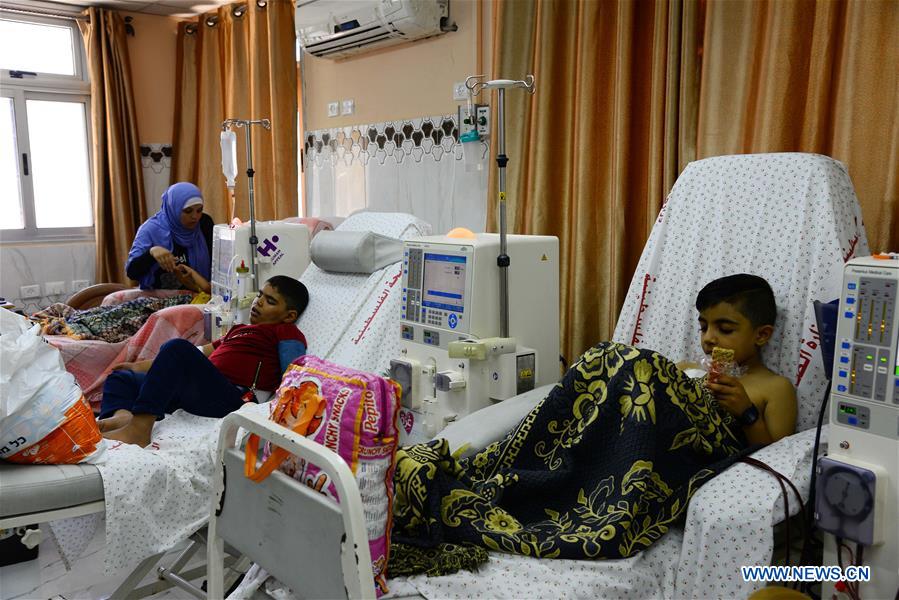 MIDEAST-GAZA-CANCER-TREATMENT