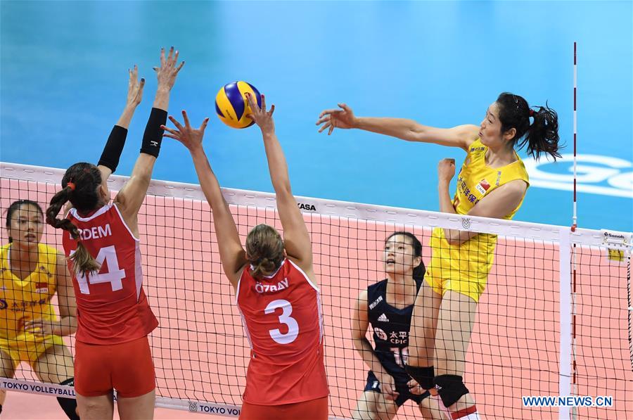 (SP)CHINA-NINGBO-FIVB-TOKYO VOLLEYBALL QUALIFICATION-CHINA-TURKEY(CN)