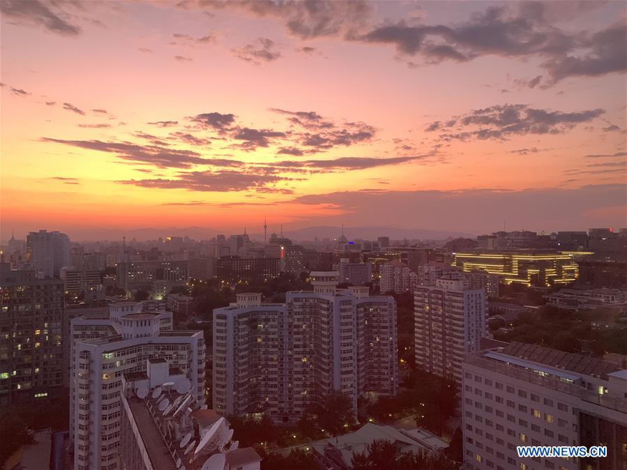 (BeijingCandid)CHINA-BEIJING-SUNSET(CN)