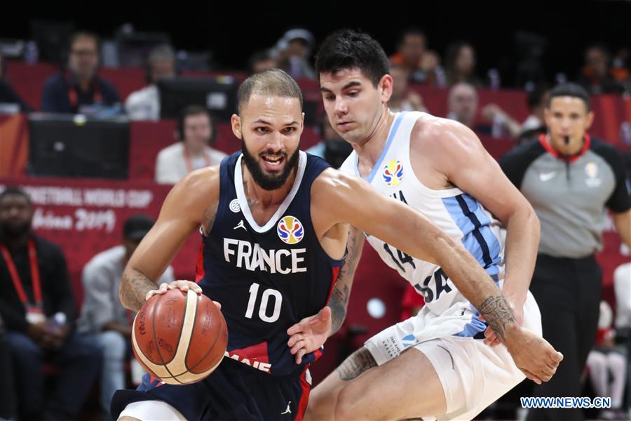 (SP)CHINA-BEIJING-BASKETBALL-FIBA WORLD CUP-SEMI FINALS-ARG VS FRA(CN)