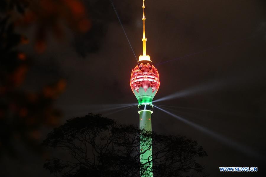 SRI LANKA-COLOMBO-LOTUS TOWER