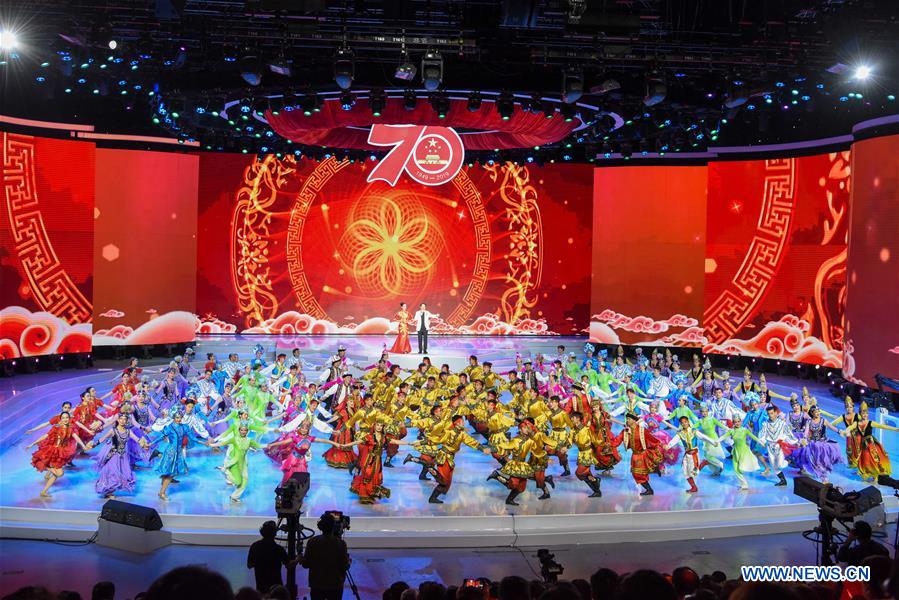 CHINA-XINJIANG-PRC FOUNDING-70TH ANNIVERSARY-GALA (CN)