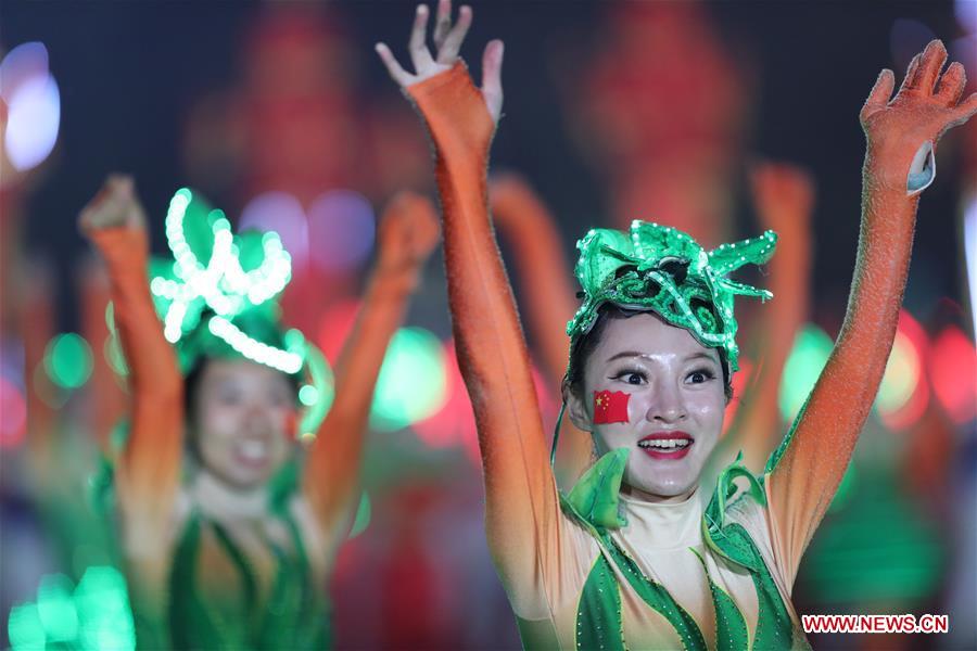 (PRC70Years)CHINA-BEIJING-NATIONAL DAY-CELEBRATIONS-EVENING GALA (CN)