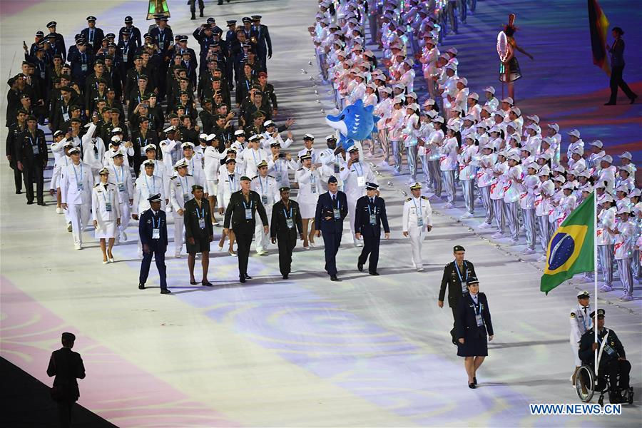 (SP)CHINA-WUHAN-7TH MILITARY WORLD GAMES-OPENING CEREMONY