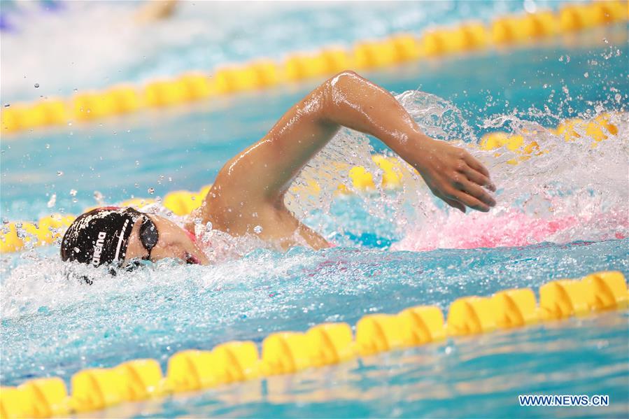 (SP)CHINA-WUHAN-7TH MILITARY WORLD GAMES-SWIMMING-WOMEN'S 4X100M FREESTYLE RELAY FINAL(CN)