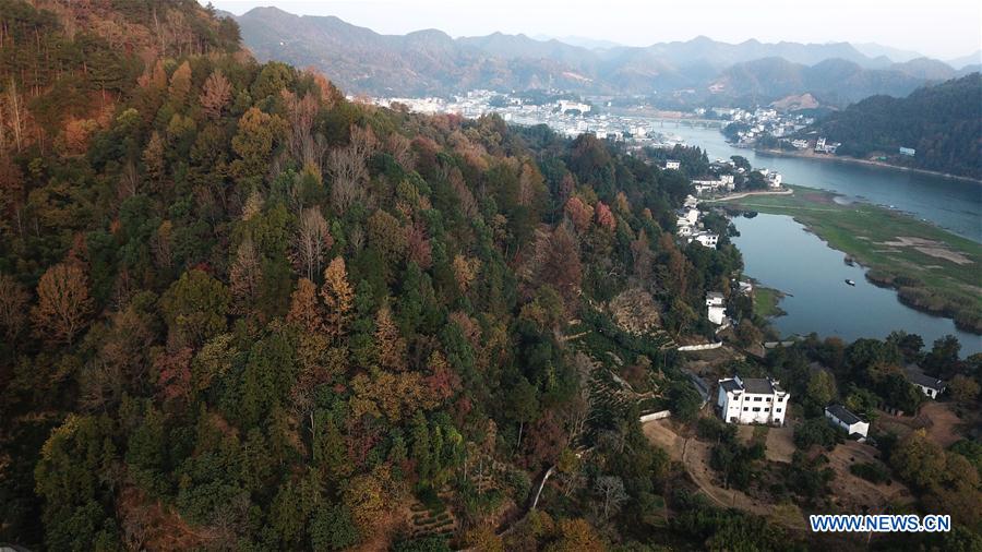 CHINA-ANHUI-SCENERY-AERIAL VIEW (CN)