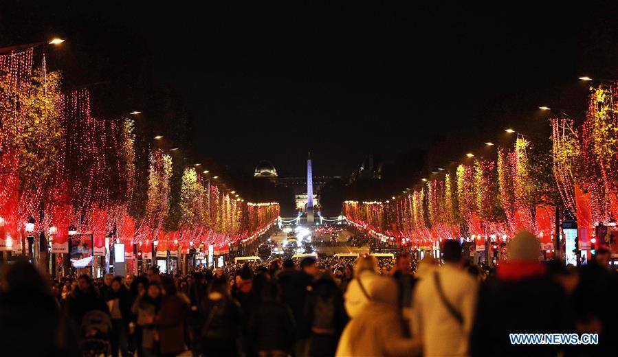 FRANCE-PARIS-CHAMPS-ELYSEES-CHRISTMAS ILLUMINATIONS