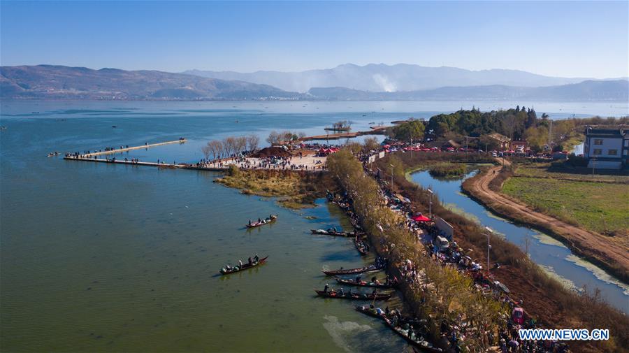 CHINA-YUNNAN-XINGYUN LAKE-FISH SEASON-START (CN)