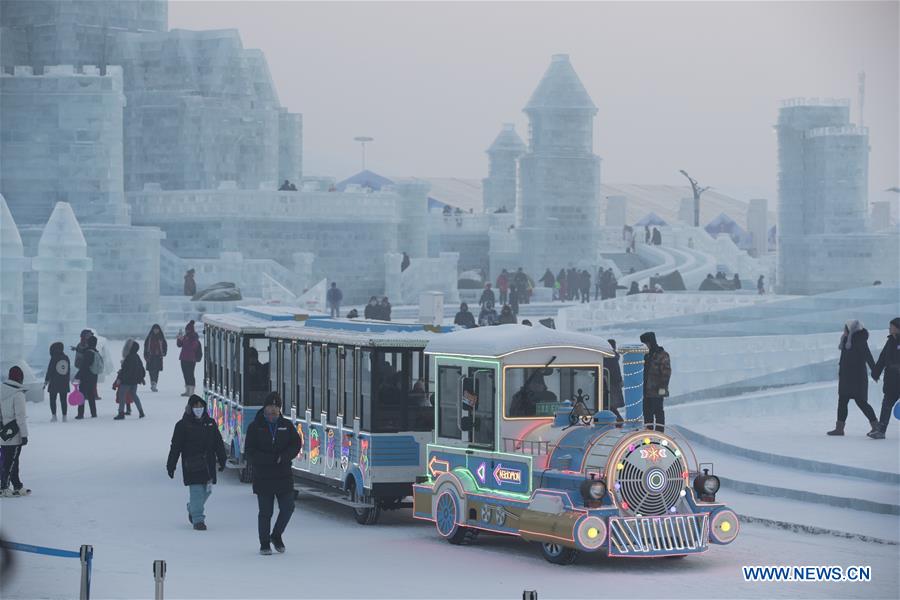 CHINA-HEILONGJIANG-HARBIN-ICE-SNOW WORLD (CN)