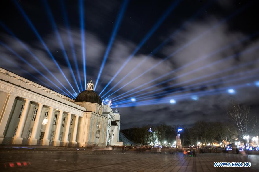 LITHUANIA-VILNIUS-FESTIVAL OF LIGHT